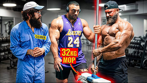 ELITE Powerlifter ANATOLY Use 32kg Mop in the GYM | Bodybuilders Got Angry