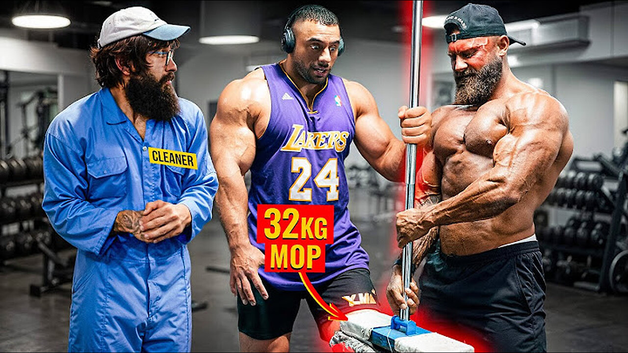 ELITE Powerlifter ANATOLY Use 32kg Mop in the GYM | Bodybuilders Got Angry