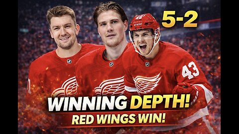Depth, Defense & a Revived Gibson | Red Wings Bounce Back in a Huge Win