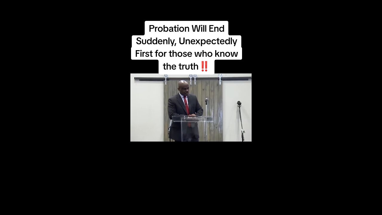 The close of Probation!