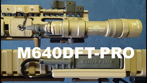 SUREFIRE M640DFT-PRO Turbo Scout Light Pro Turbo Series, 6-Volt Dual Fuel WeaponLight