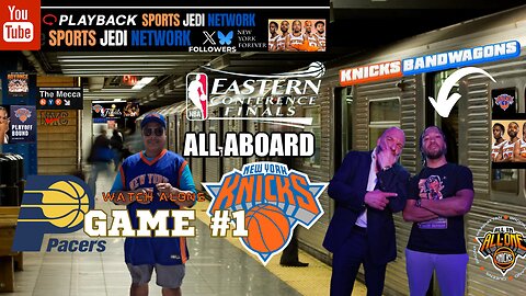 🏀East Conference Finals Indiana Pacers at New York Knicks WATCH ALONG & REACT IN THE CHAT