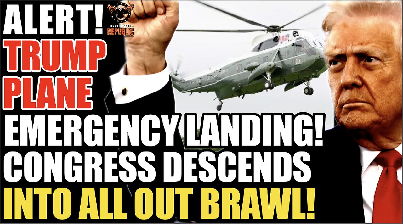 RED ALERT! Trump Plane Emergency Landing! Congress Descends Into All Out Brawl!
