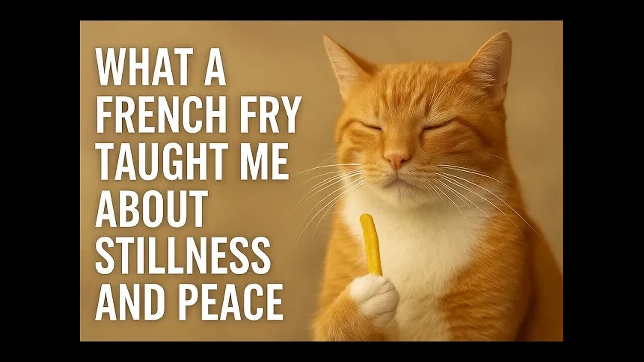 Stevie Finds Zen in a French Fry 🍟✨