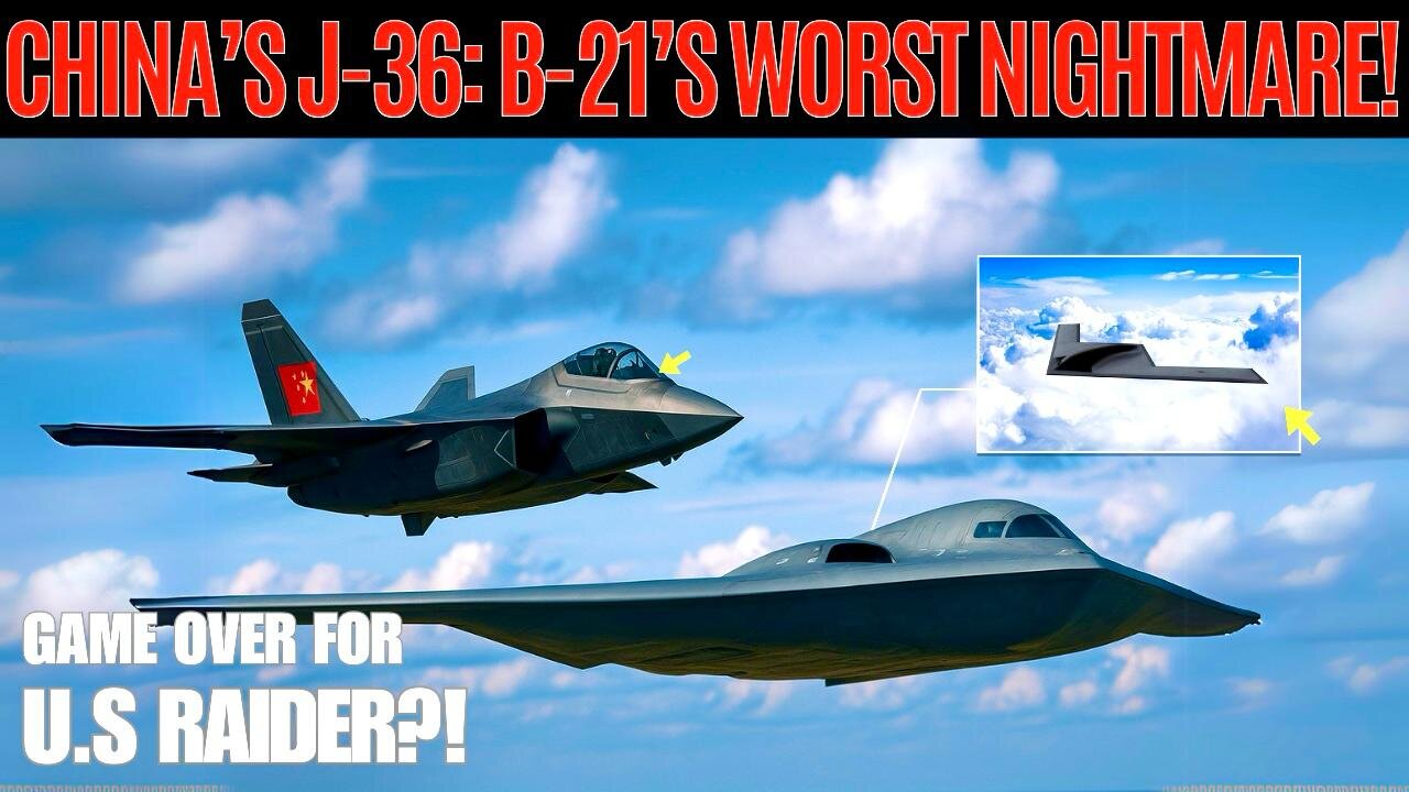 Can China’s Chengdu J-36 Really Stop the B-21 Raider?!