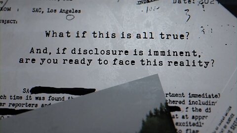 Are we in The Age of Disclosure?