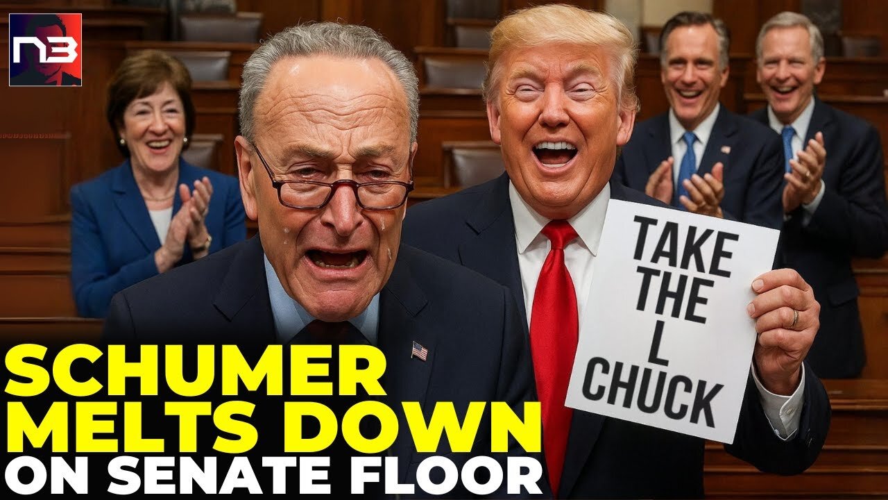 NOW: Schumer's Mascara RUNS Down Face - Forgets He's on LIVE TV During Breakdown