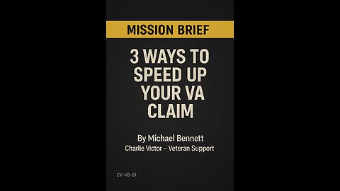 Speed Up Your VA Disability!