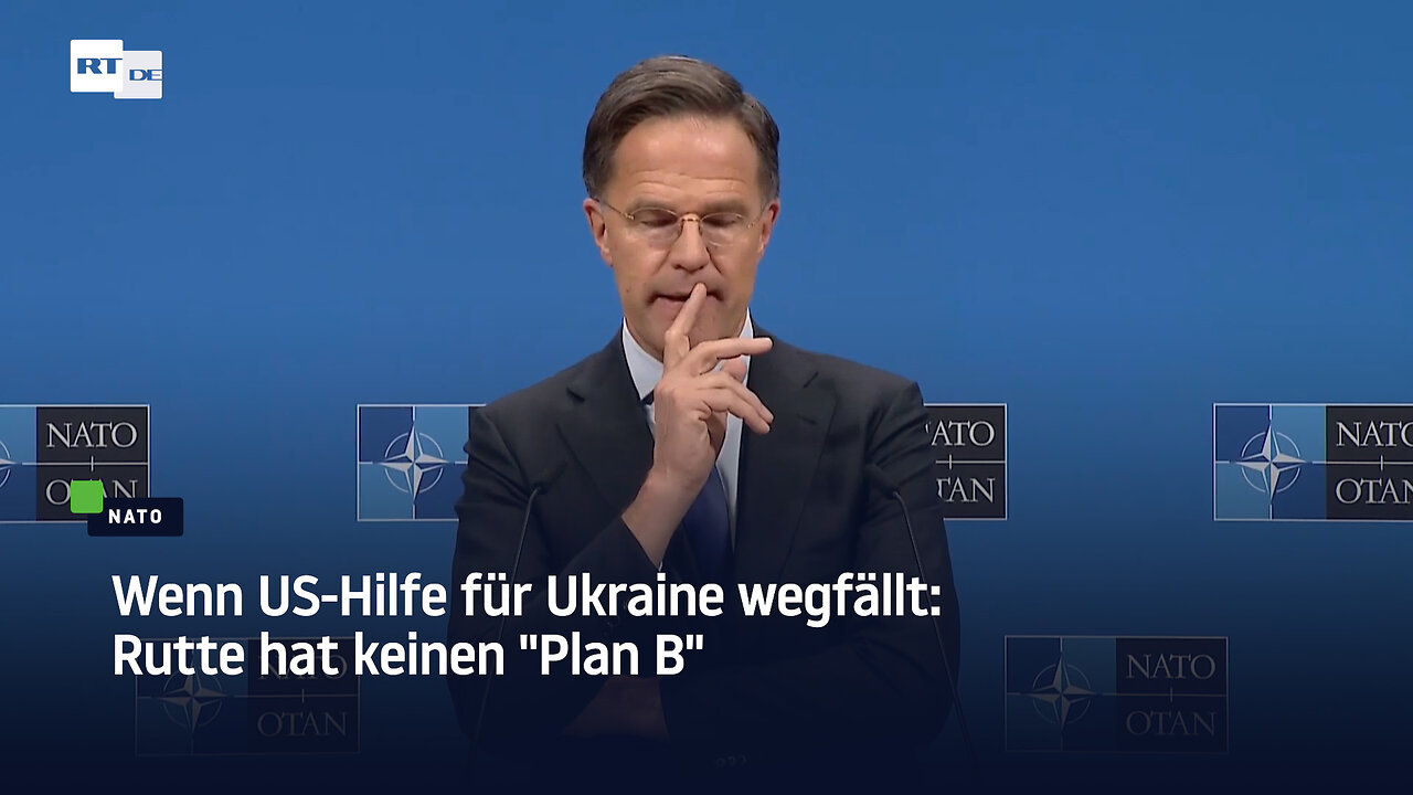 Wenn US-Hilfe für Ukraine wegfällt: Rutte hat keinen Plan B