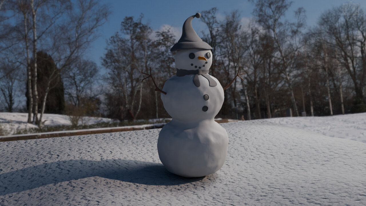 The Puzzled Snowman