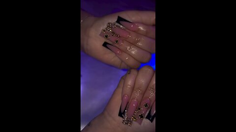 Pink French Nails with Stones 💎💅 | Elegant Luxury Nail Art 2025 | Classy Manicure Look