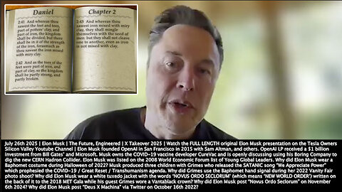 Neuralink | "Part of the Reason for Neuralink, to Help Achieve A Better Human AI / Symbiosis...Interwoven Human & Machine Intelligence...We Effectively Become ONE With the AI...a Form of Immortality..." - Elon Musk + Daniel 2:43