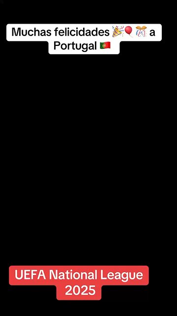 Congratulations of Portugal on winning Second title