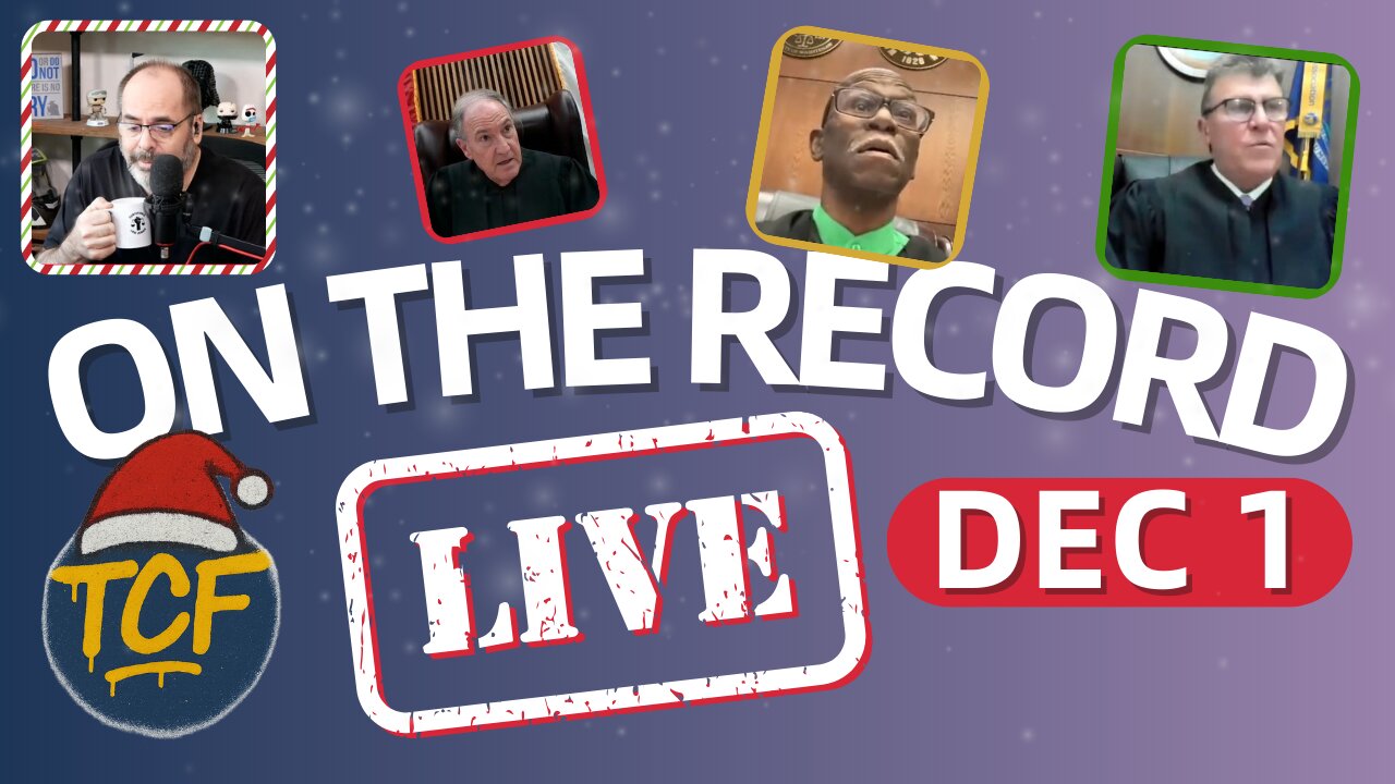 Live Court Hearings DEC 1 - Judge Simpson, Boyd, Stevens, Middleton, McNally, West | TCF LIVE #183