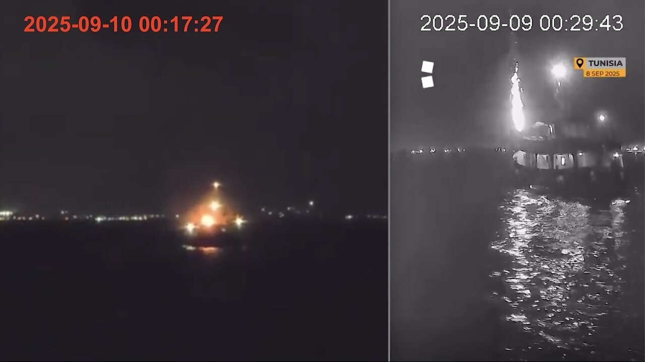 TWO DRONE ATTACKS vs GLOBAL SUMUD FLOTILLA for PALESTINE