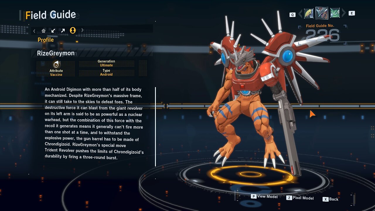 rizegreymon all digivolution/de-digivolution/profile Digimon Story Time Stranger