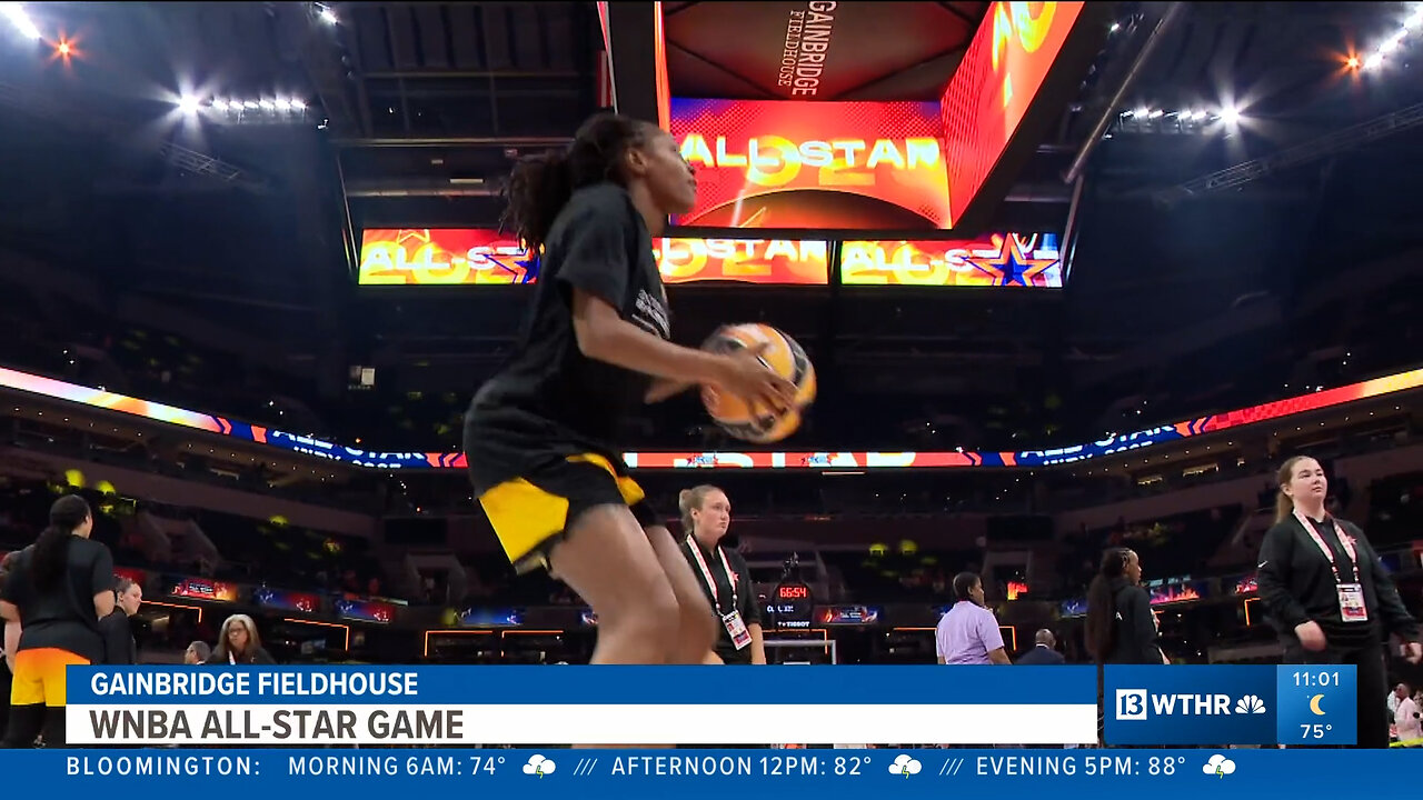 July 19, 2025 - WTHR 11 PM Newscast (Indianapolis Hosts WNBA All-Star Game)