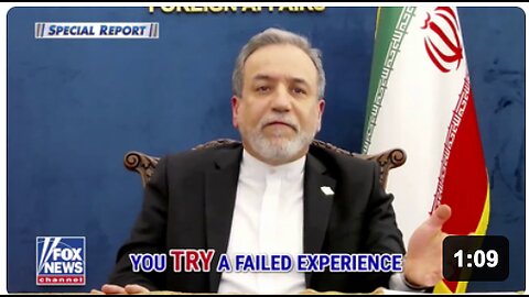 Iran's FM Araghchi to US President Trump: