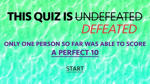 Unbeatable Knowledge Quiz