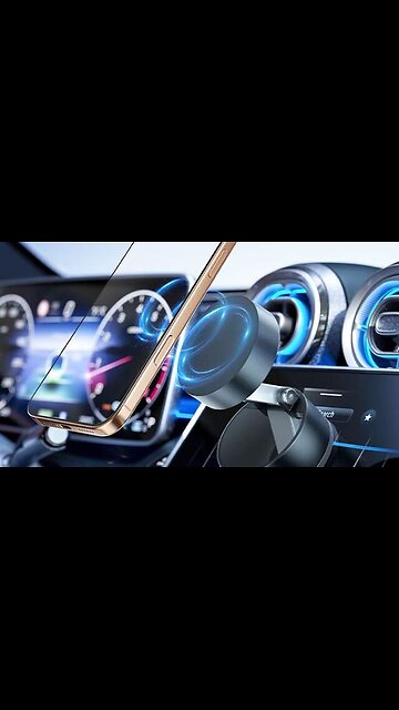 Phone Holder Mini Double Side Vacuum Suction Cup Magnetic Phone Stand