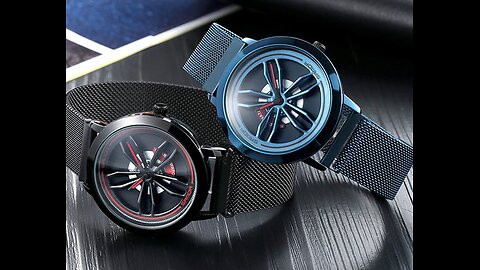360° Wheel Rotating Waterproof Watch, Show Your Personality And Fashion