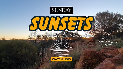 Epic Free Desert Camp with Stunning Views | Ginty's Lookout Sunset NT