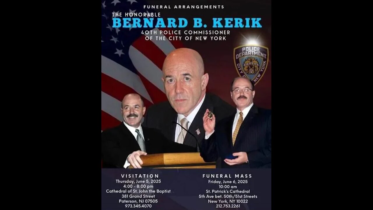 Bernie Kerik Funeral Services Friday