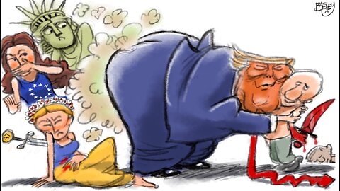 MARCH 30 Funny American Political Cartoon - Breaking News - USA Politic Caricature - Trump Satire