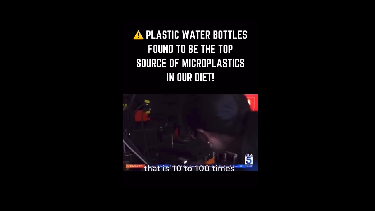 Microplastics in Water bottles