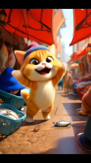 Cats finally get free fish!