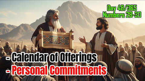 Day 48/365 - VOWS | Personal Commitments | God's Calendar of Offerings #bible #numbers