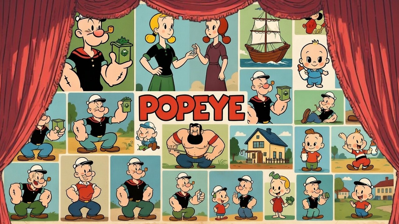 Popeye Collection 1947-1948 -- Public Domain