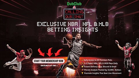 CallingOurShot DubClub Picks – Exclusive NBA, NFL & MLB Betting Insights Delivered Fast