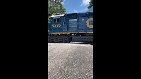 CSX 6295 in Ravenswood WV