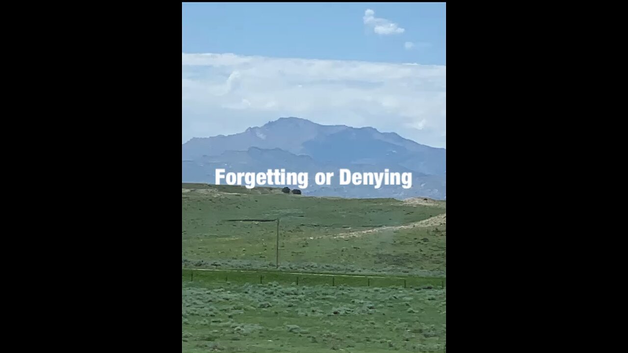 Forgetting Or Denying Original Song