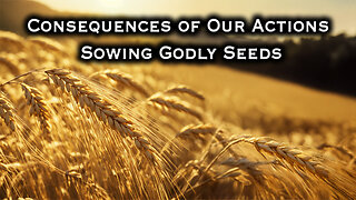 Consequences of Our Actions Sowing Godly Seeds | Pastor Peter Oscar Bougardt