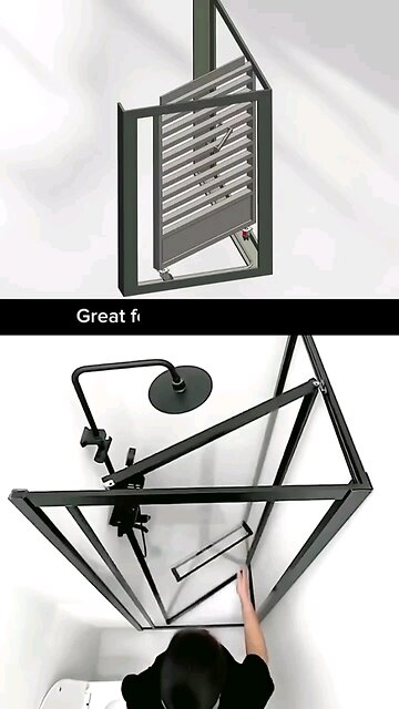 Door wrap in a narrow space