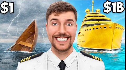$1 🛶 vs $1,000,000,000 🚢 Yacht! | Rich vs Poor Yacht Comparison 🔥