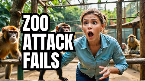 "Funny Zoo Animals Attacking People! 😂🦁🐵 | Epic Fails Compilation"