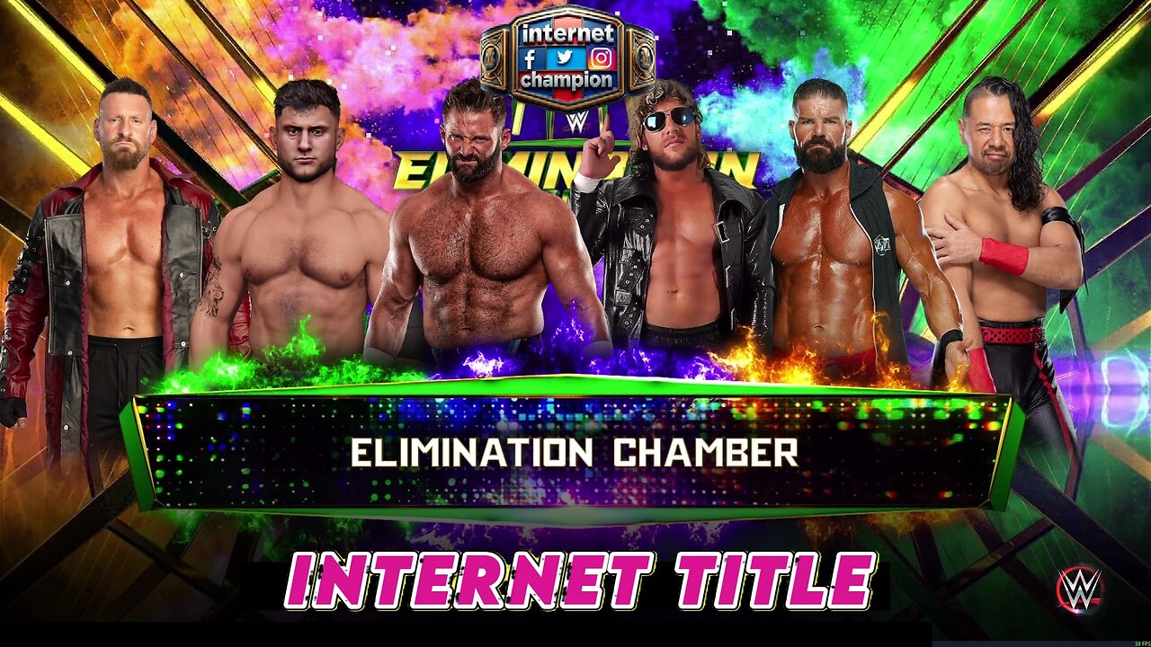 WWE 2k23 EC Dijak vs MJF vs MattCordana vs KennyOmega vs BobbyRoode vs Nakamura InternetTitle