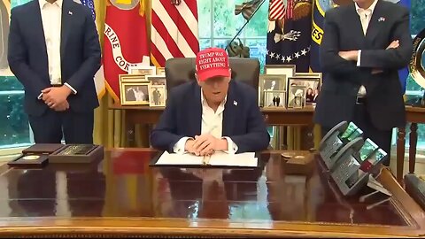 President Donald J. Trump announces the 2026 FIFA WorldCup draw will take place
