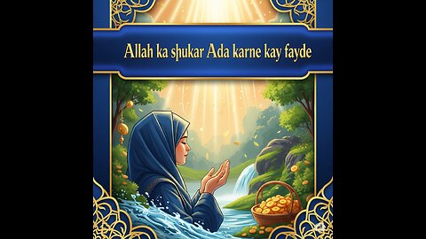 Always say Thank You Allah ..!