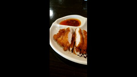 ASMR Japanese Fried Chicken - Tonkatsu 🍗- Mukbang