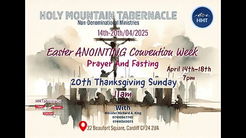 Day1 ( Sanctify yourselves) Easter Anointing Convention