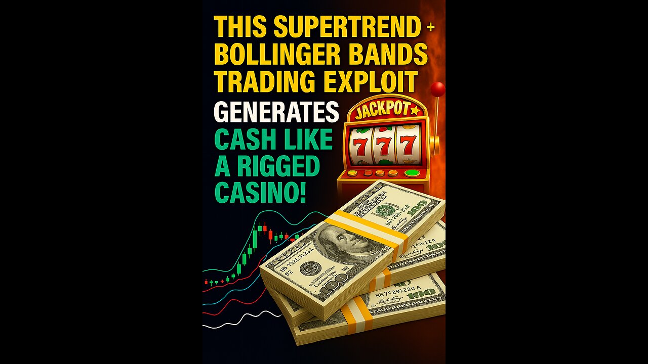 This Supertrend + Bollinger Bands Trading Exploit Generates Cash Like a RIGGED Casino!