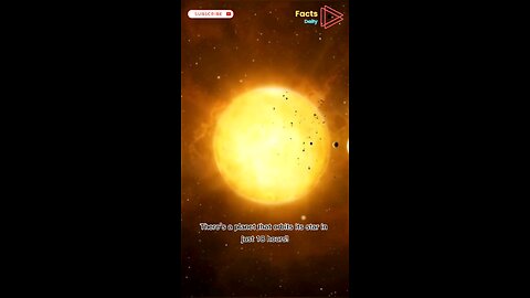 This Planet Has an 18-Hour Year! Fastest Orbiting Rocky World #amazingfacts #space #nasa #shorts