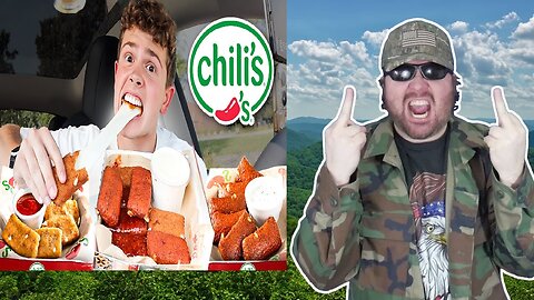 Chilis Mozzarella Sticks Food Challenge (Tommy Winkler) - Reaction! (BBT)