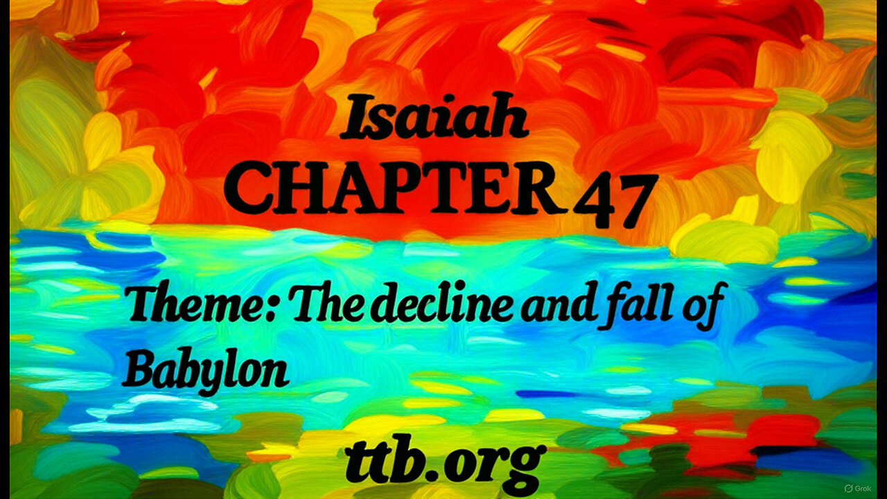 Isaiah Chapter 47 (Bible Study)