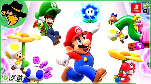 🟣 LIVE | BANDIT PLAYS! | SUPER MARIO BROS. WONDER 🐘