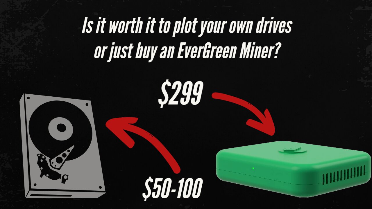 Are EverGreen Miners worth it, or should you just plot your own drives?